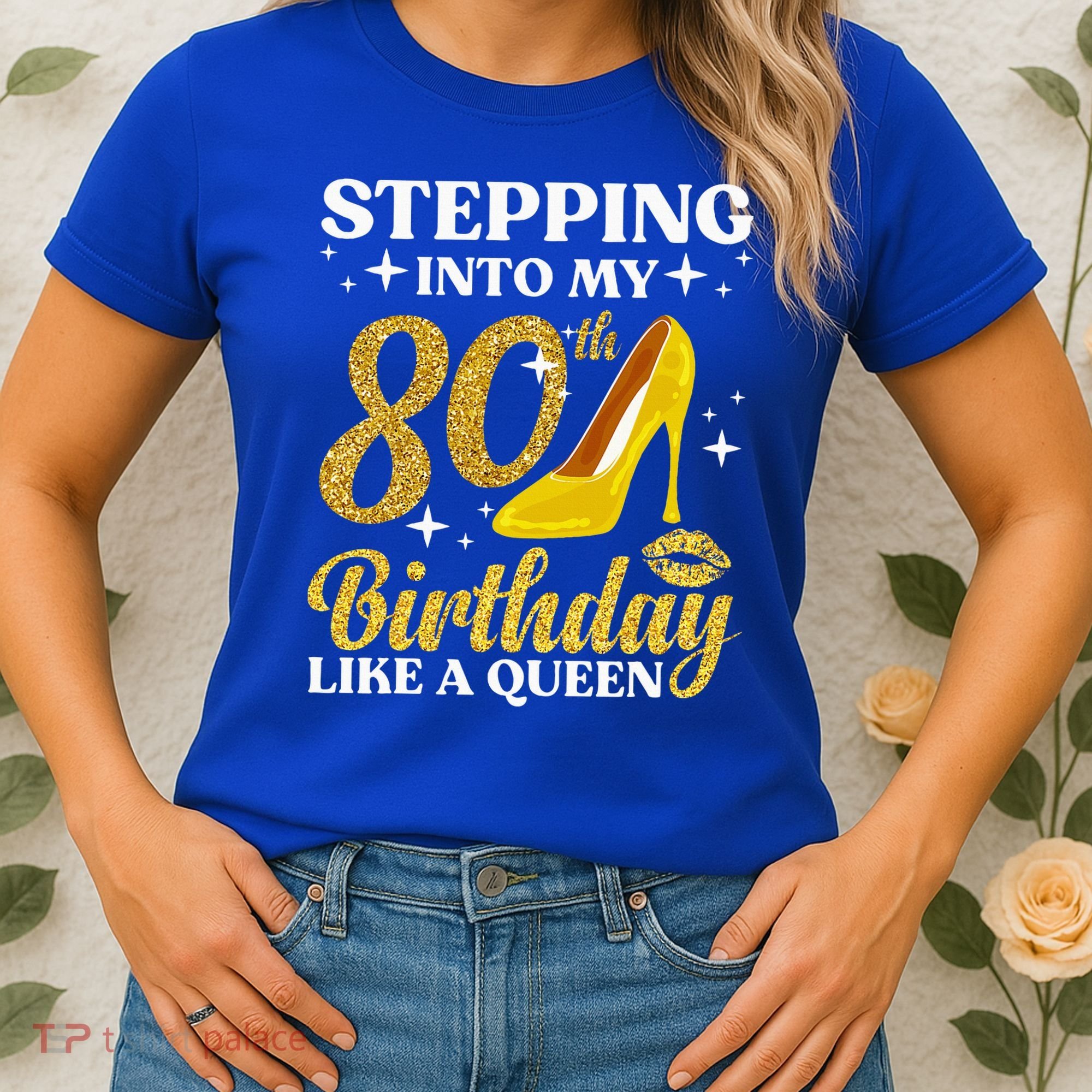 80th Birthday Art For Ladies Turning 80 Gag Women's T-Shirt