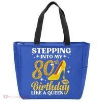 80th Birthday Art For Ladies Turning 80 Gag Tote Bag thumb 0