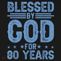 80th Birthday Blessed By God For 80 Years Tote Bag thumb 4