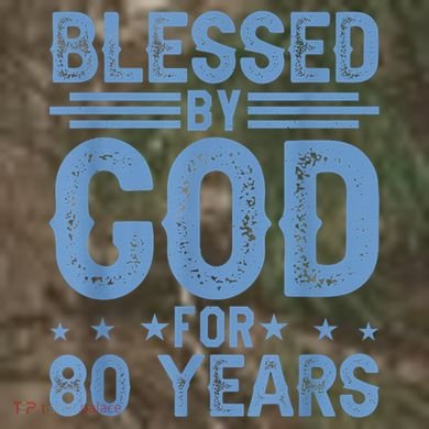 80th Birthday Blessed By God For 80 Years Camo Xtreme Backpack