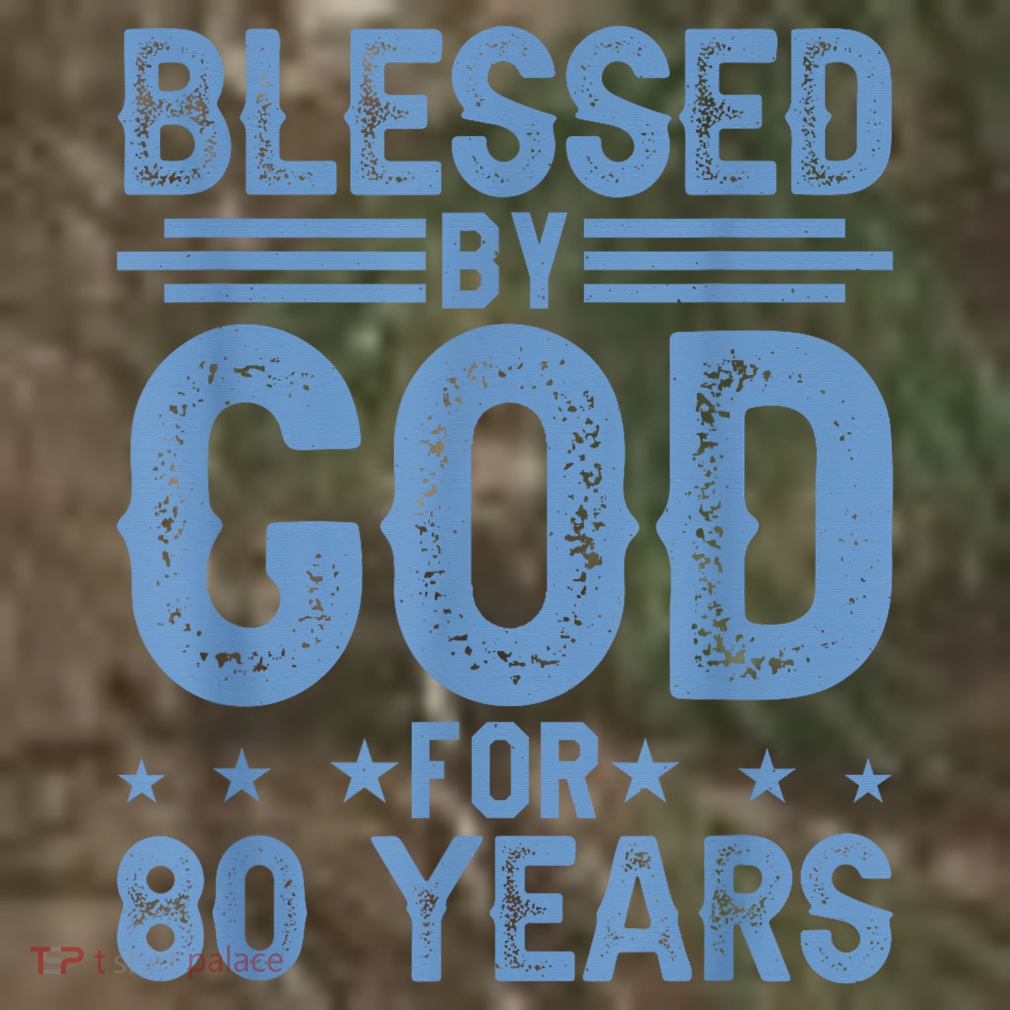 80th Birthday Blessed By God For 80 Years Camo Xtreme Backpack
