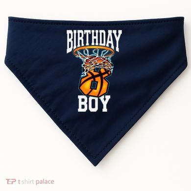 8th Birthday Basketball 8 Years Old Gift USA-Made Doggie Bandana