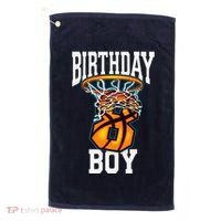 8th Birthday Basketball 8 Years Old Gift Golf Towel thumb 0