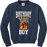 8th Birthday Basketball 8 Years Old Gift Kids Sweatshirt thumb 0