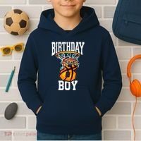 8th Birthday Basketball 8 Years Old Gift Kids Hoodie thumb 2