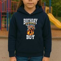 8th Birthday Basketball 8 Years Old Gift Kids Hoodie thumb 3