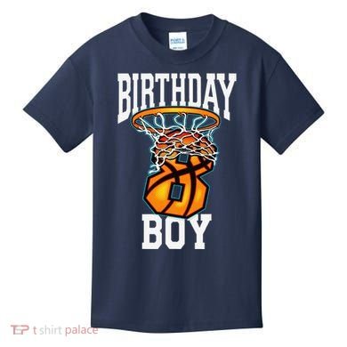 8th Birthday Basketball 8 Years Old Gift Kids T-Shirt