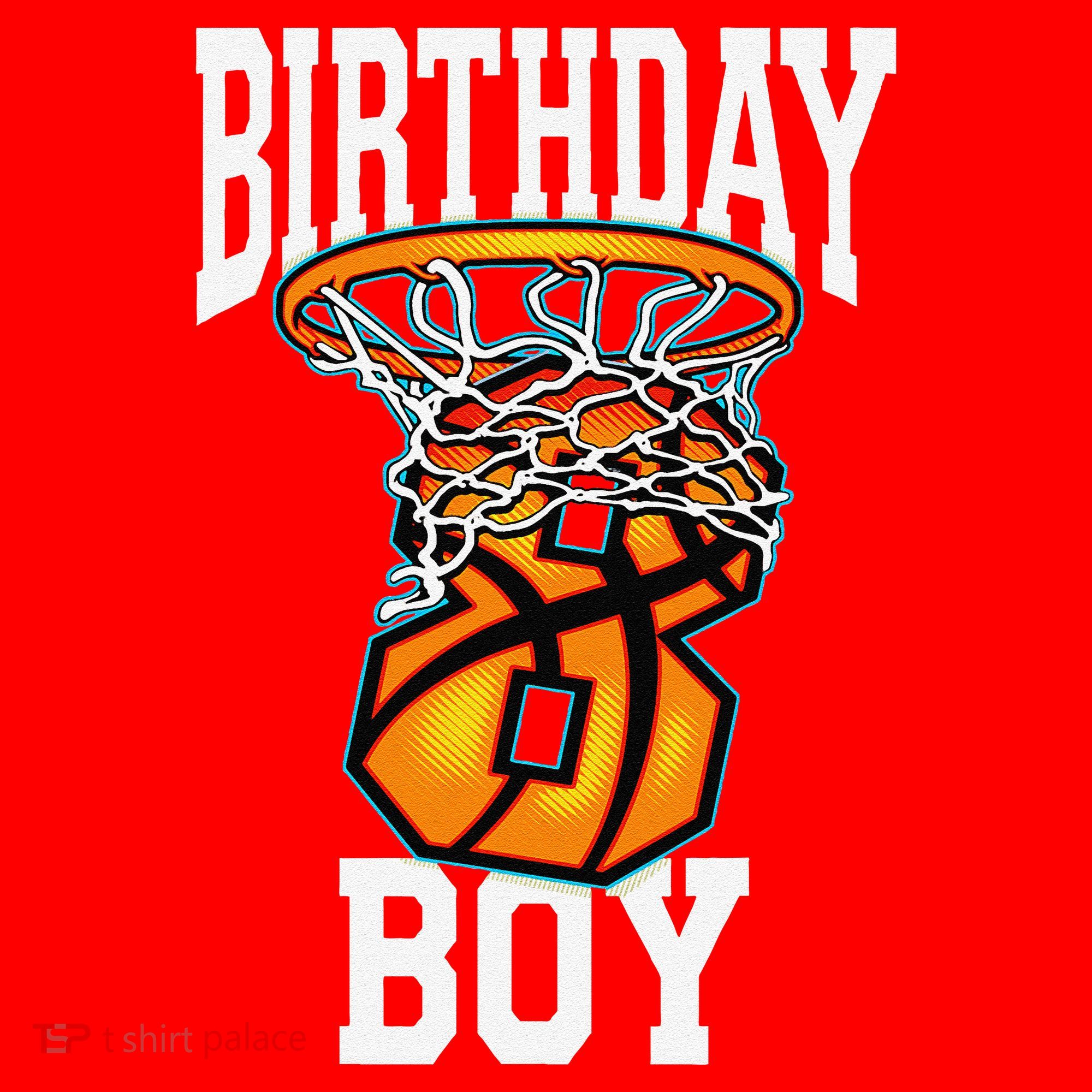 8th Birthday Basketball 8 Years Old Gift Santa Hat