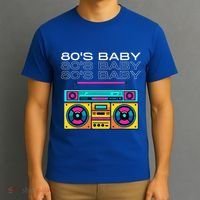 80S Baby Boombox Vintage Nostalgia Wear Retro Inspired T-Shirt thumb 3