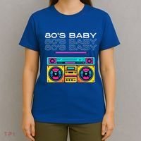 80S Baby Boombox Vintage Nostalgia Wear Retro Inspired T-Shirt thumb 4