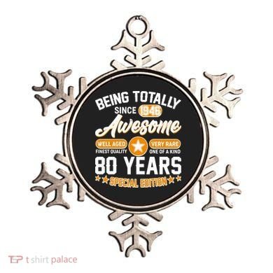 80th Birthday Being Totally Awesome Since 1946 Special Edition  Ornament