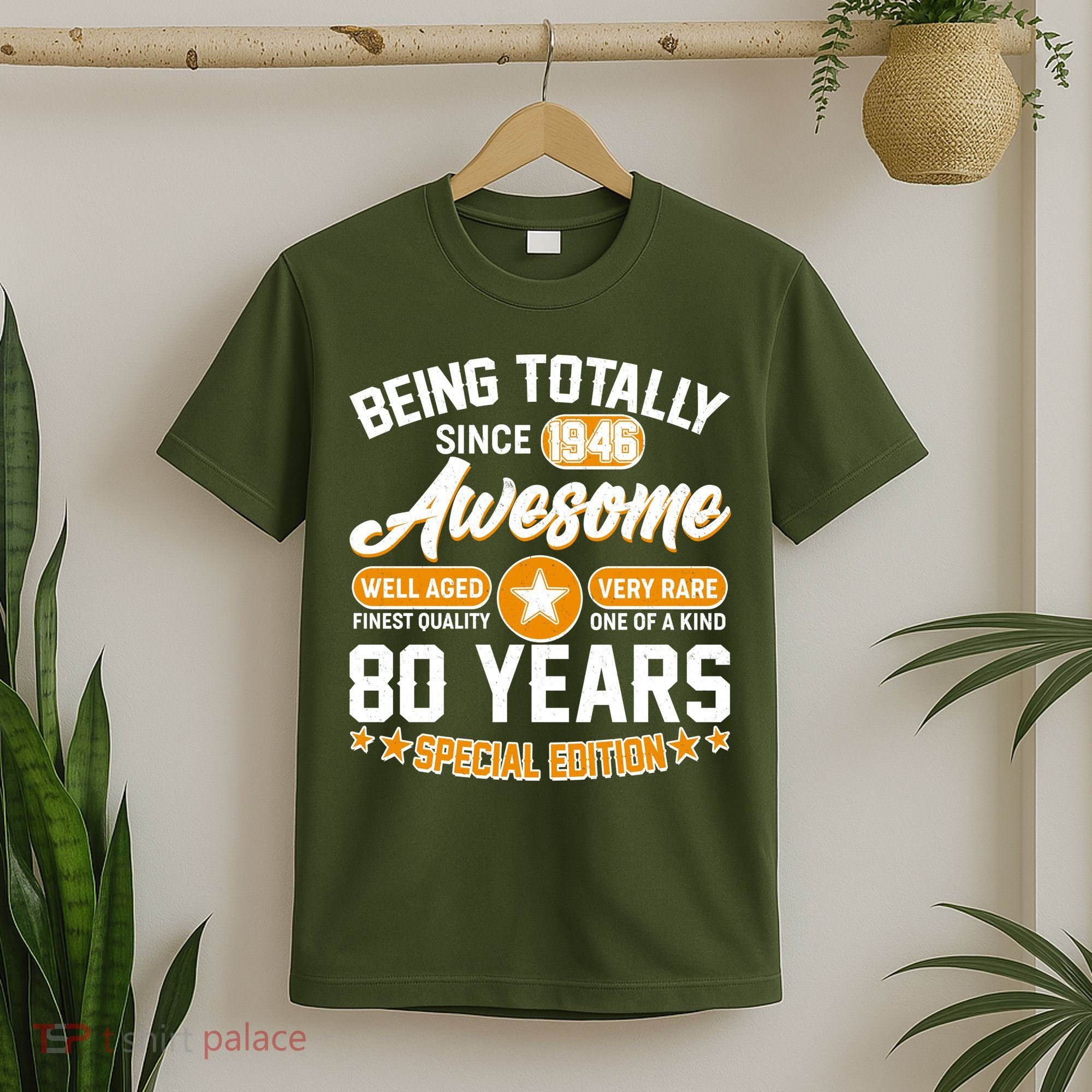 80th Birthday Being Totally Awesome Since 1946 Special Edition  T-Shirt