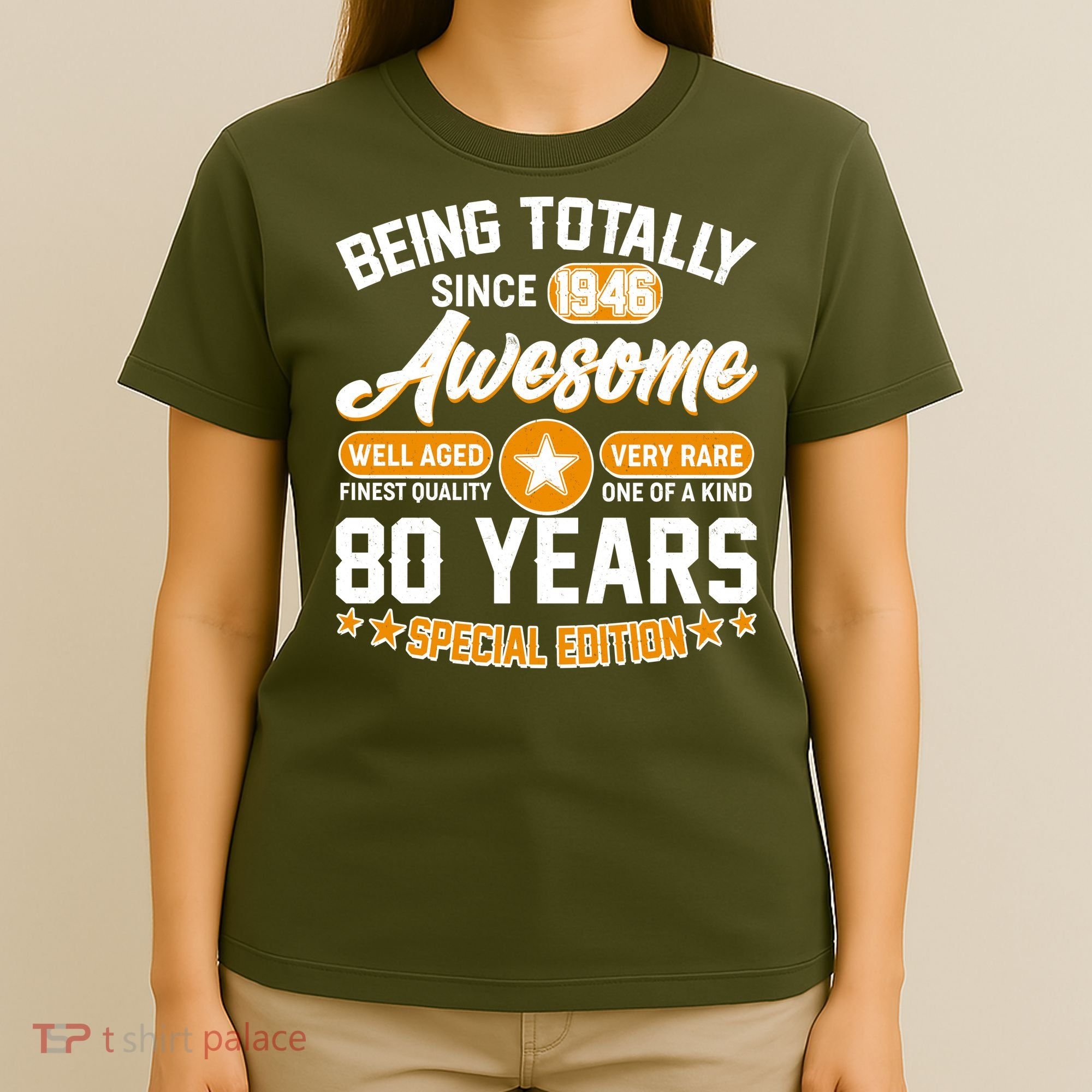 80th Birthday Being Totally Awesome Since 1946 Special Edition  T-Shirt