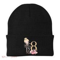 8th Birthday Ballerina Dancer Ballet Black Tutu Beanie thumb 0