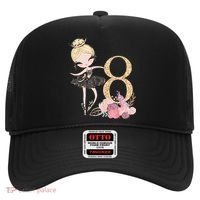 8th Birthday Ballerina Dancer Ballet Black Tutu Hat thumb 0