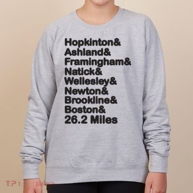 8 Boroughs Boston Running Marathon Running Women's Sweatshirt
