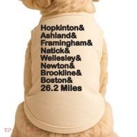 8 Boroughs Boston Running Marathon Running Doggie Tank thumb 0