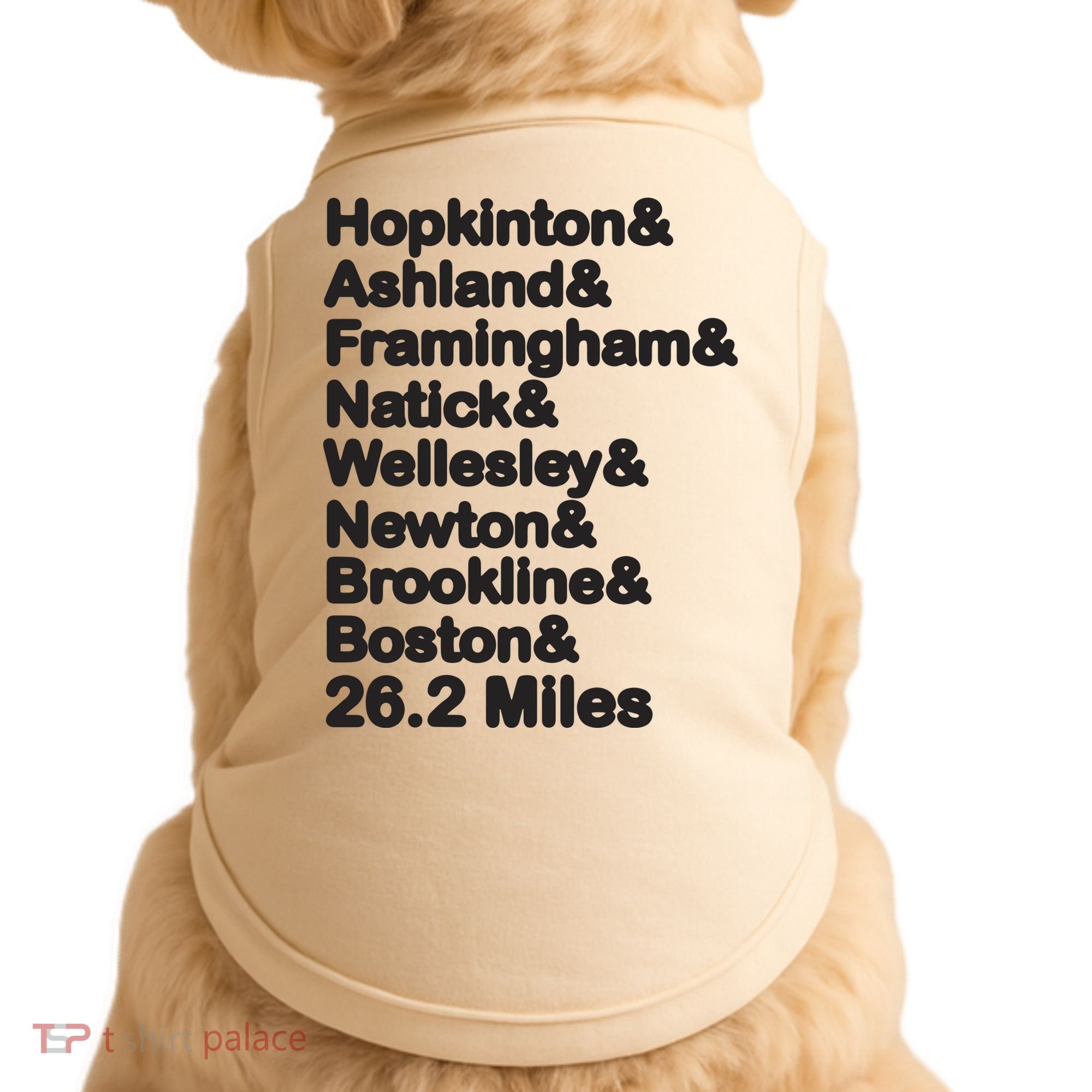 8 Boroughs Boston Running Marathon Running Doggie Tank