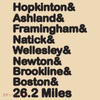 8 Boroughs Boston Running Marathon Running Apron thumb 3