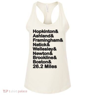 8 Boroughs Boston Running Marathon Running Women's Tank Top