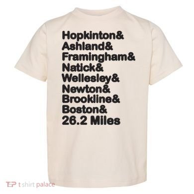 8 Boroughs Boston Running Marathon Running Toddler T-Shirt