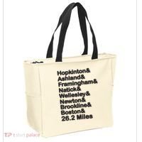 8 Boroughs Boston Running Marathon Running Tote Bag thumb 2