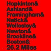 8 Boroughs Boston Running Marathon Running Santa Hat thumb 1