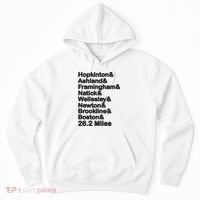 8 Boroughs Boston Running Marathon Running Hoodie thumb 0