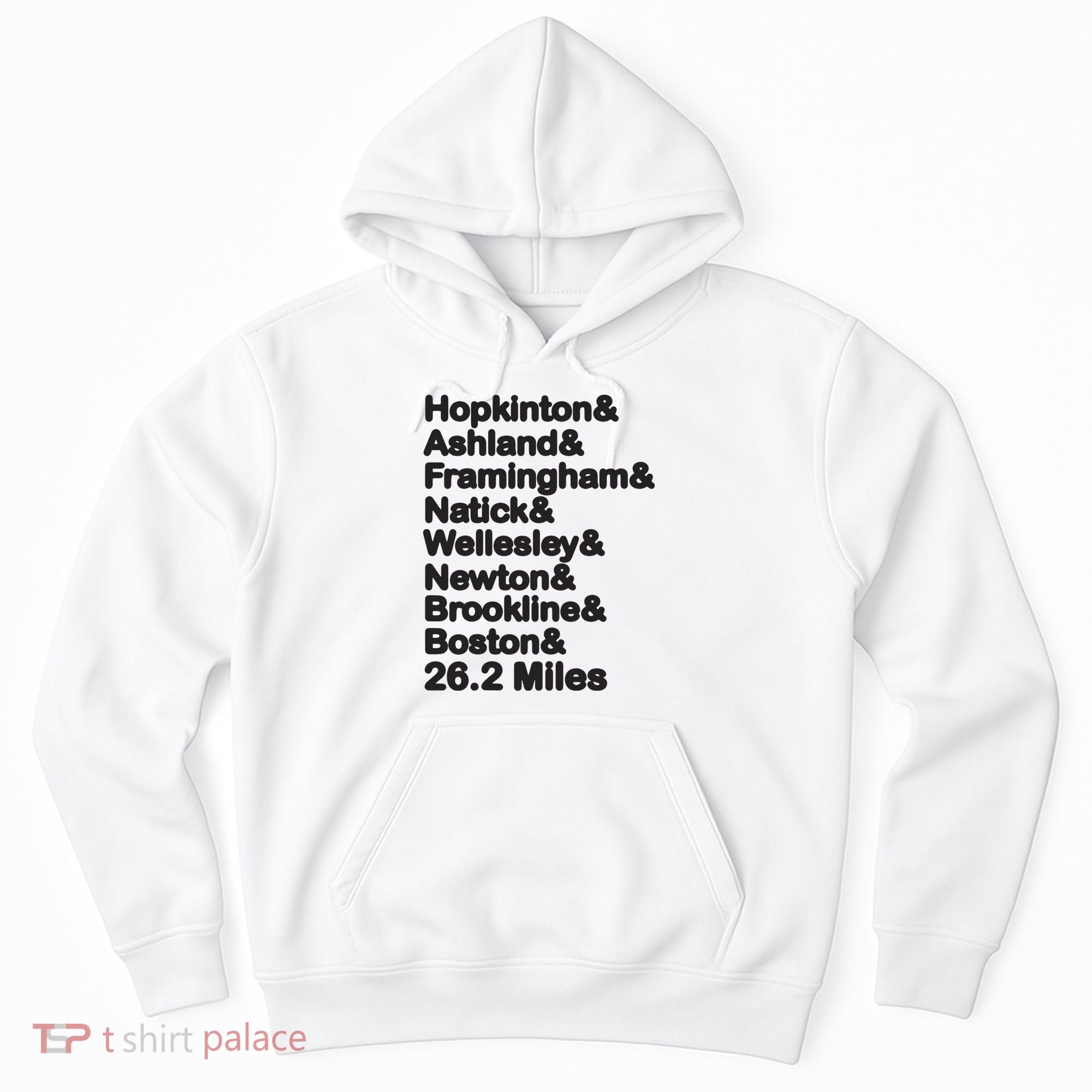 8 Boroughs Boston Running Marathon Running Hoodie