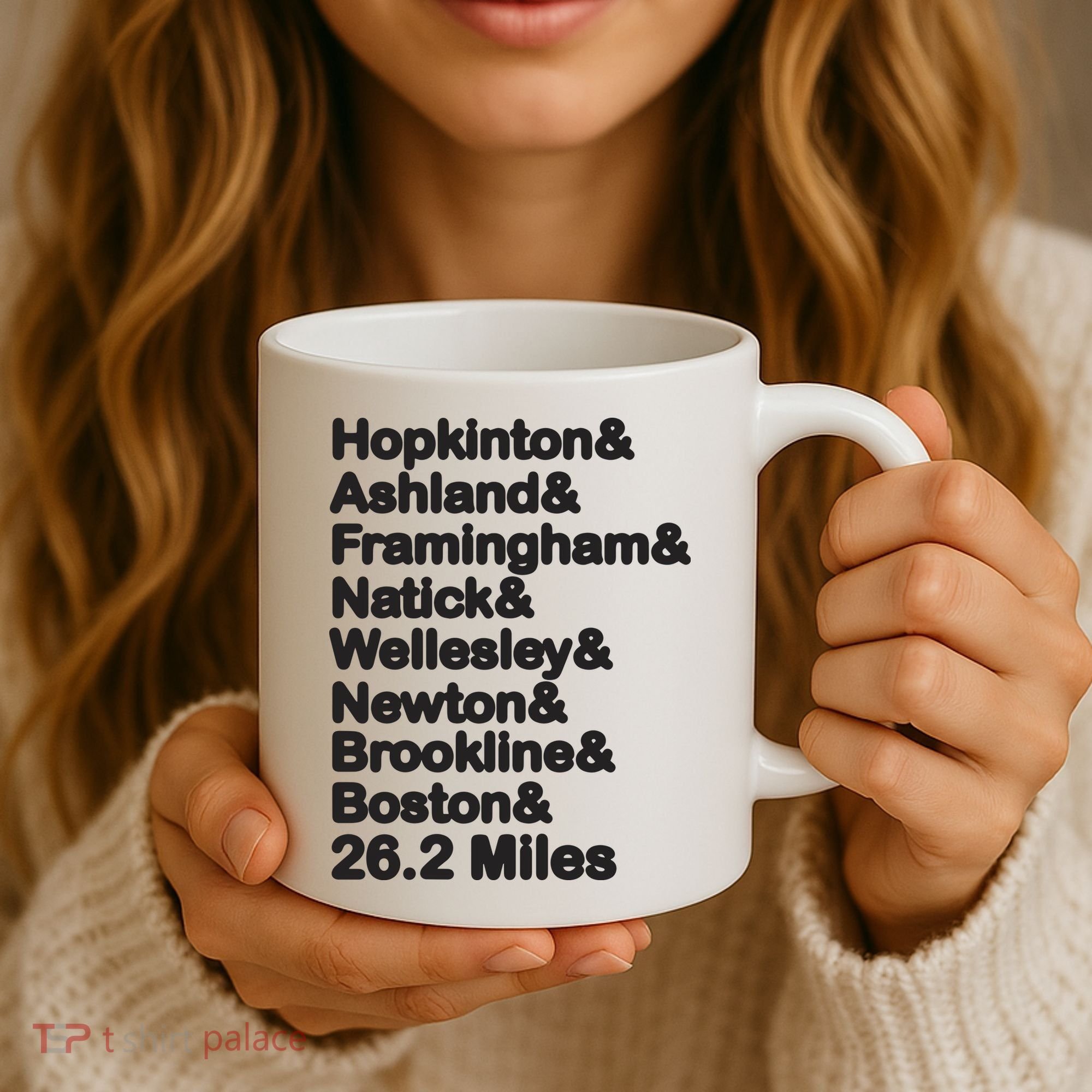 8 Boroughs Boston Running Marathon Running Coffee Mug