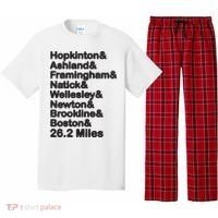 8 Boroughs Boston Running Marathon Running Pajama Set thumb 0