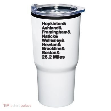 8 Boroughs Boston Running Marathon Running Tumbler