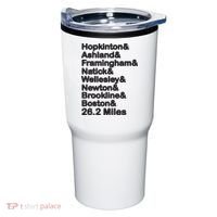8 Boroughs Boston Running Marathon Running Tumbler thumb 0