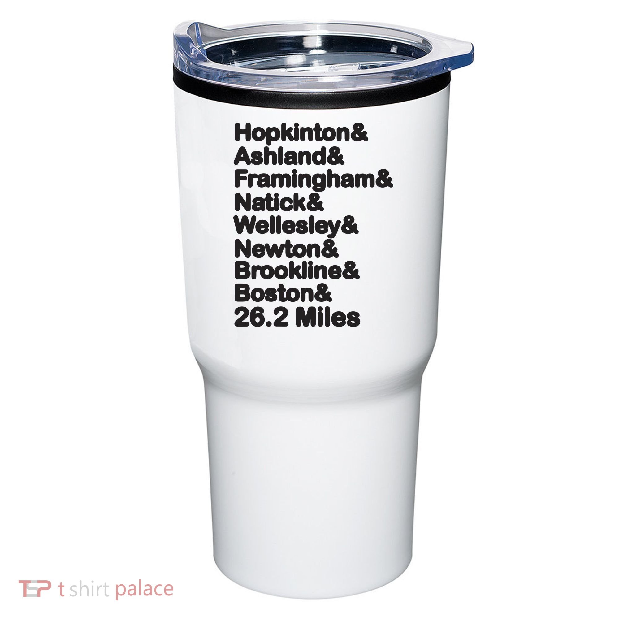 8 Boroughs Boston Running Marathon Running Tumbler