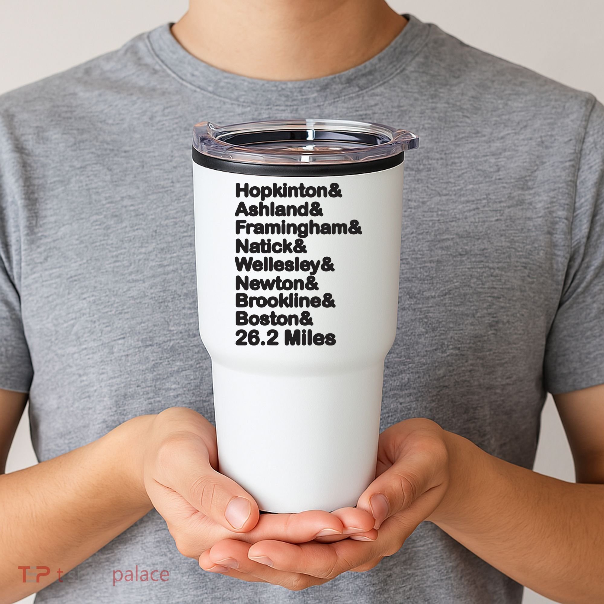8 Boroughs Boston Running Marathon Running Tumbler