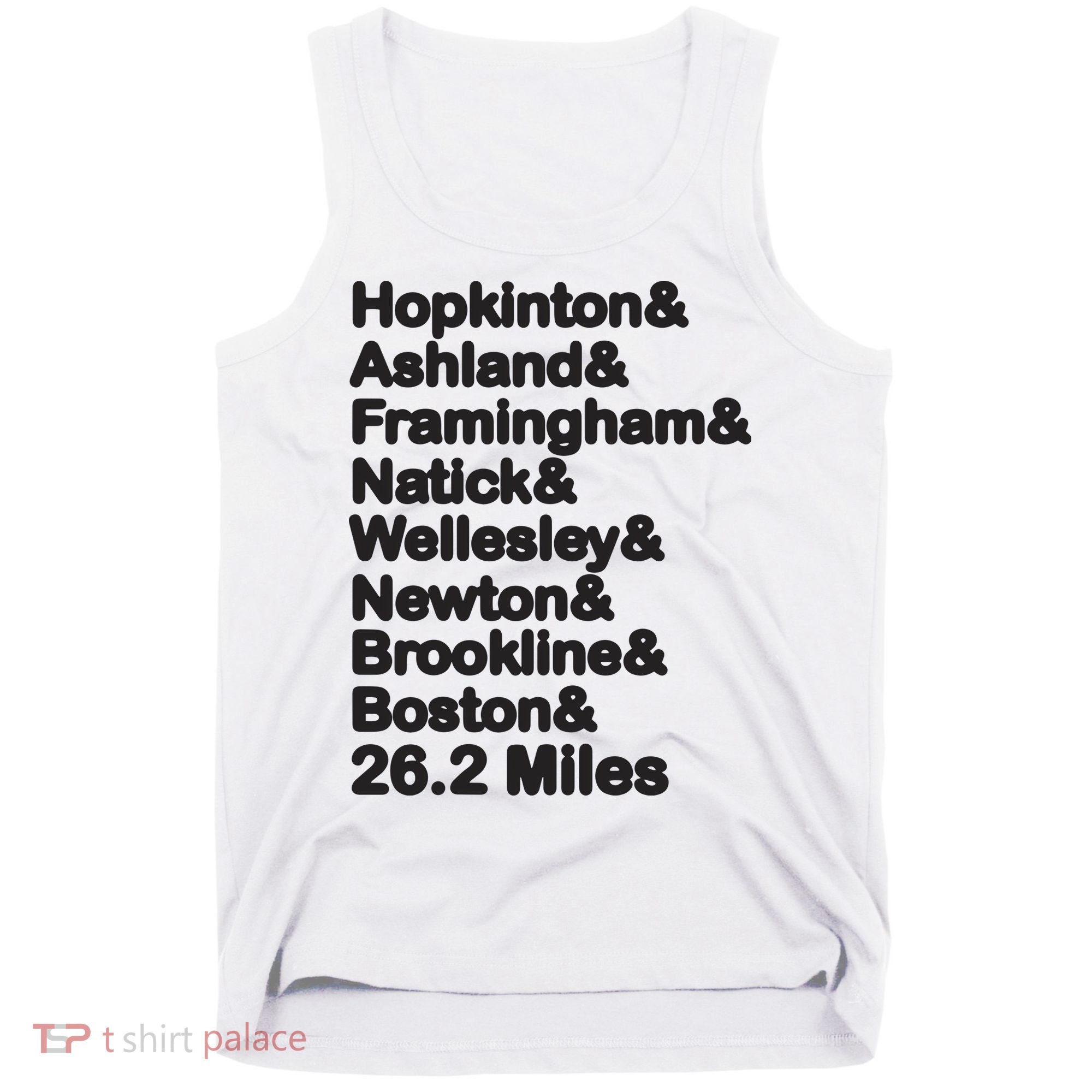 8 Boroughs Boston Running Marathon Running Tank Top
