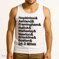 8 Boroughs Boston Running Marathon Running Tank Top thumb 3