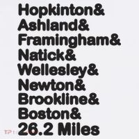8 Boroughs Boston Running Marathon Running Golf Towel thumb 3