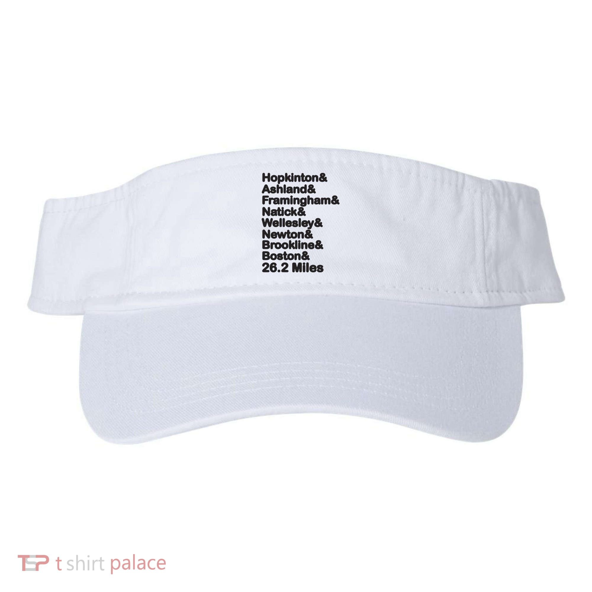 8 Boroughs Boston Running Marathon Running Visor