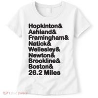 8 Boroughs Boston Running Marathon Running Women's T-Shirt thumb 0