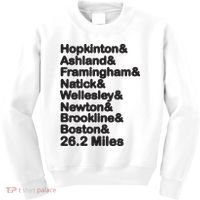 8 Boroughs Boston Running Marathon Running Kids Sweatshirt thumb 0