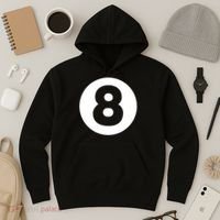 8 Ball Billiards Lazy Funny Magic Ball Gift Hoodie thumb 3