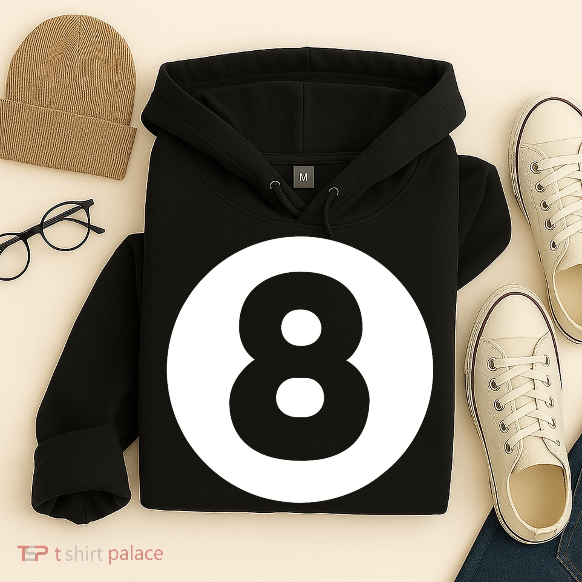 8 Ball Billiards Lazy Funny Magic Ball Gift Hoodie