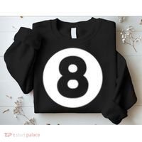8 Ball Billiards Lazy Funny Magic Ball Gift Sweatshirt thumb 2