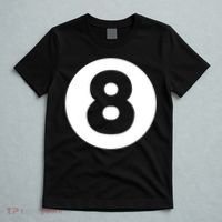8 Ball Billiards Lazy Funny Magic Ball Gift T-Shirt thumb 5