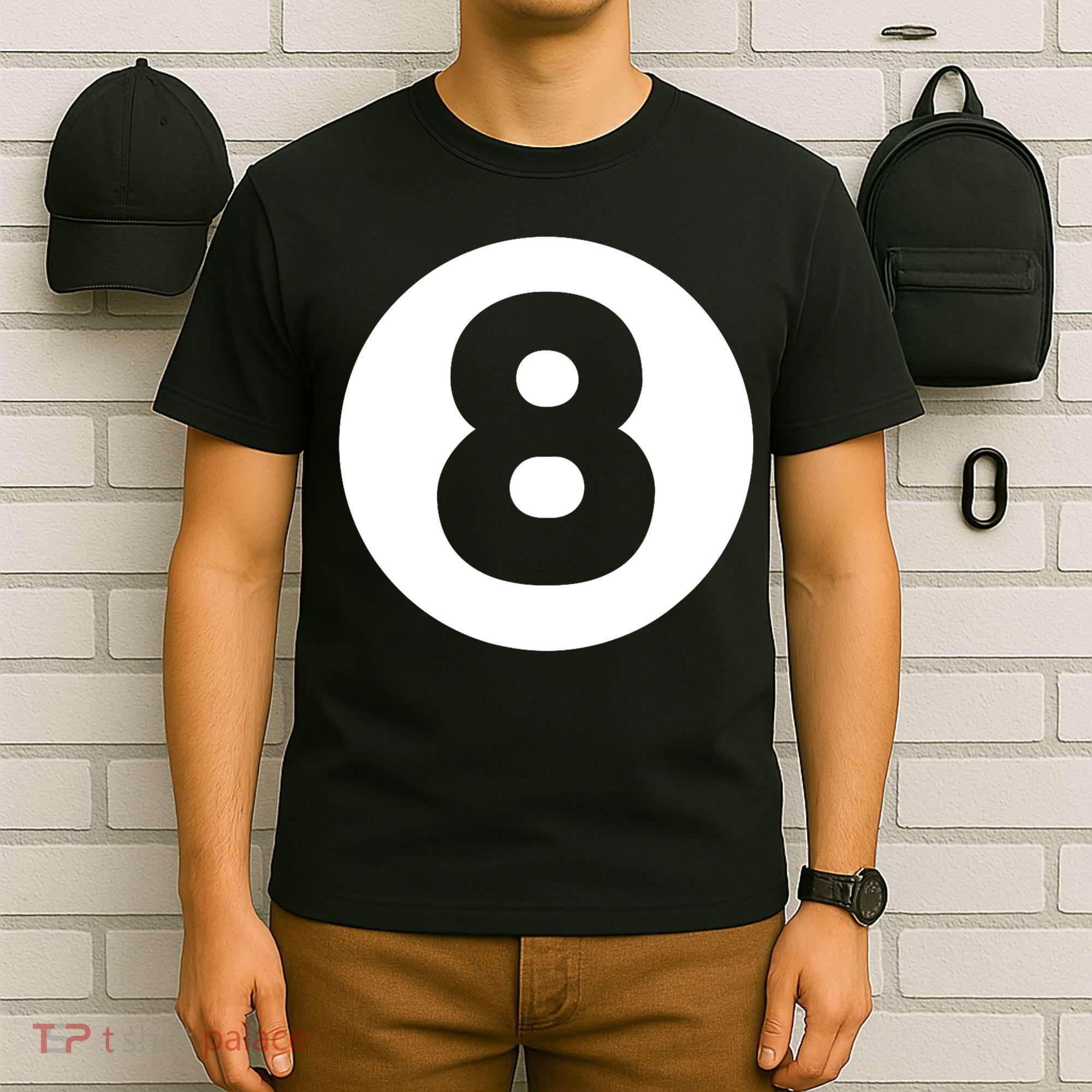 8 Ball Billiards Lazy Funny Magic Ball Gift T-Shirt