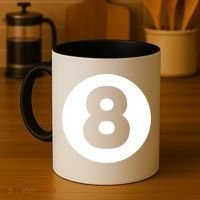 8 Ball Billiards Lazy Funny Magic Ball Gift Coffee Mug thumb 4