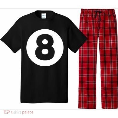 8 Ball Billiards Lazy Funny Magic Ball Gift Pajama Set