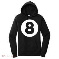 8 Ball Billiards Lazy Funny Magic Ball Gift Women's Hoodie thumb 0
