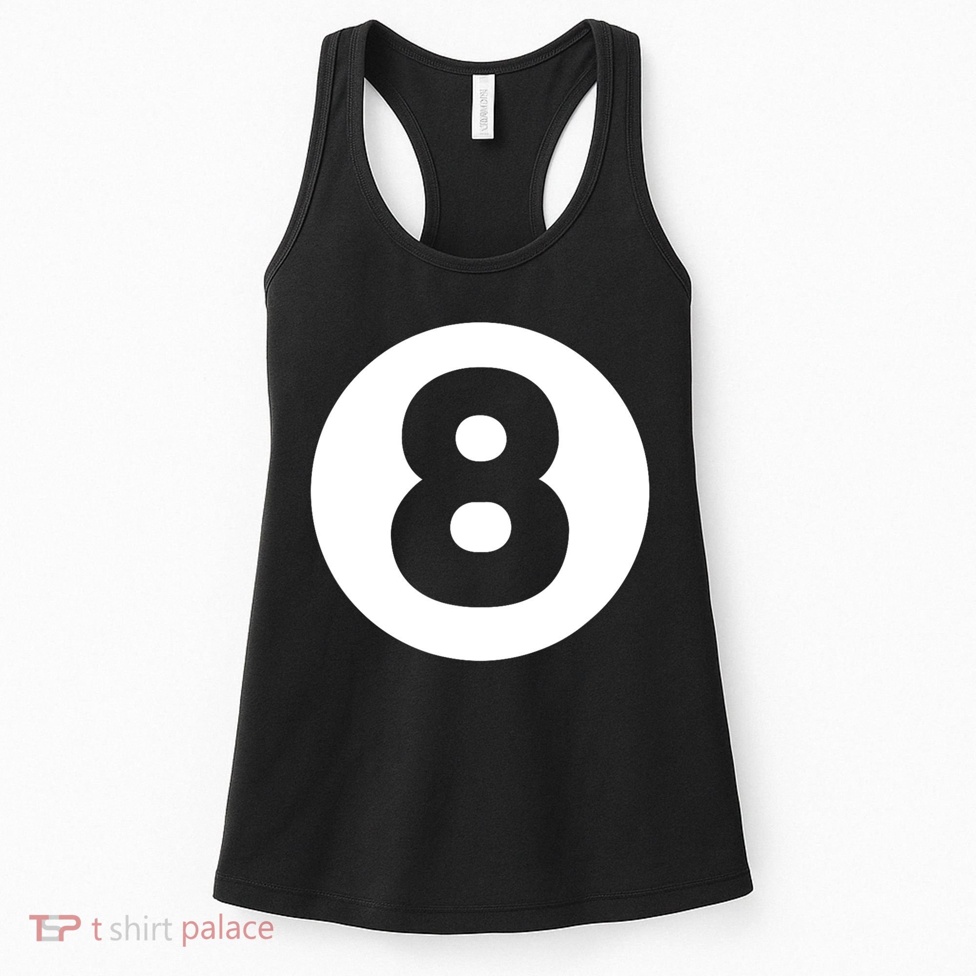 8 Ball Billiards Lazy Funny Magic Ball Gift Women's Tank Top